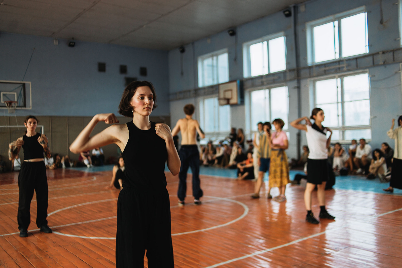 Марія Матяшова, перформанс "Правила гри" | Mariia Matiashova explores how the war has changed children's street games after February 24, 2022 - in the performance “Rules of the game”